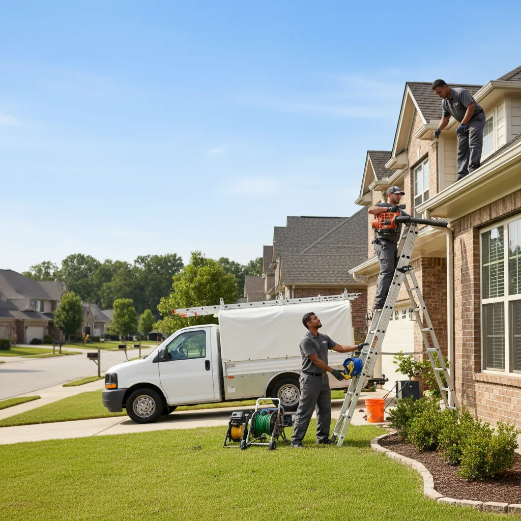 Home Gutter Service in Sublime, TX near me